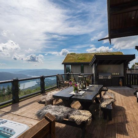 Norefjell - Storhytte Med Jacuzzi Og Fantastisk Beliggenhet Noresund Extérieur photo