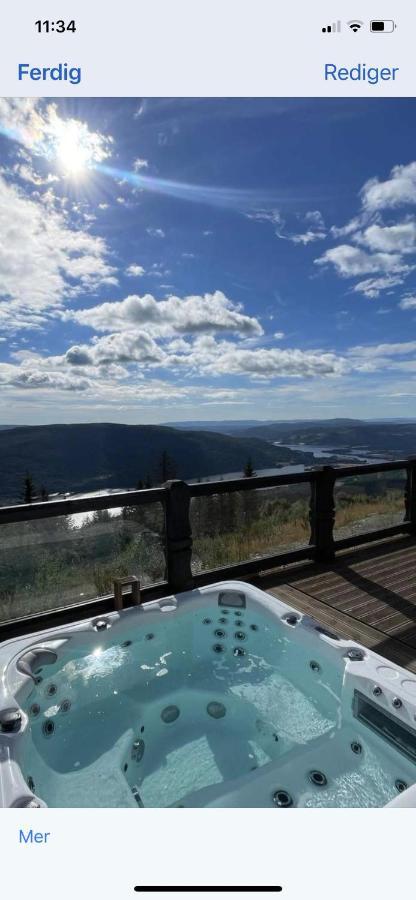 Norefjell - Storhytte Med Jacuzzi Og Fantastisk Beliggenhet Noresund Extérieur photo
