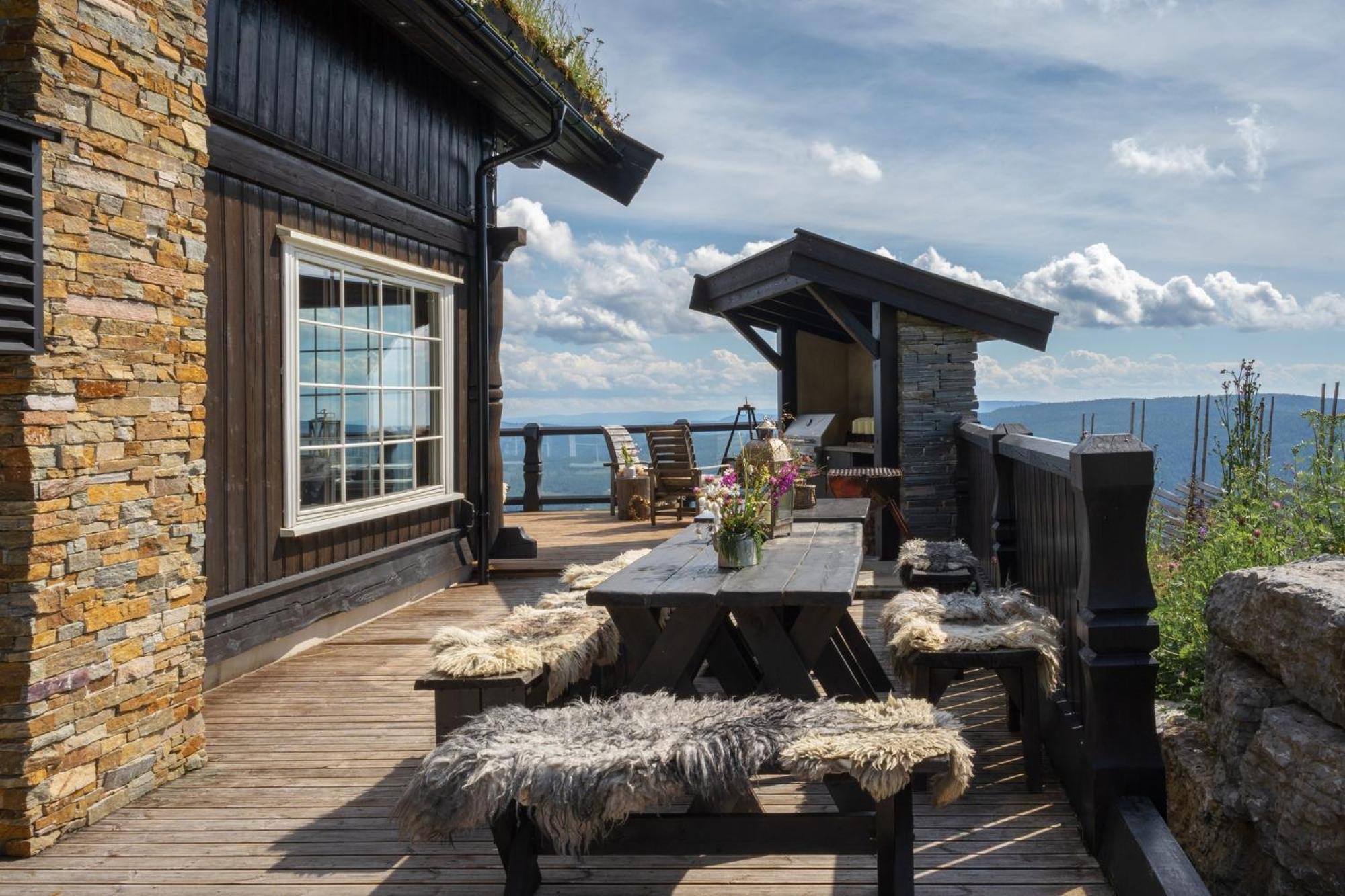 Norefjell - Storhytte Med Jacuzzi Og Fantastisk Beliggenhet Noresund Extérieur photo